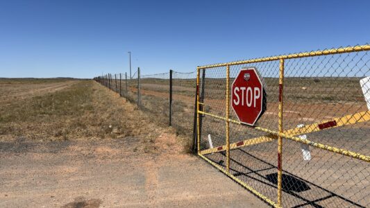 "Dog fence" kurz vor Tibooburra