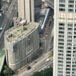 Blick aus der Ansichtsplattform des Internacional Finance Centre Blick aus der Ansichtsplattform des Internacional Finance Centre