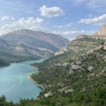 Zu Fuss unterwegs Richtung Congost de Mont-Rebei Zu Fuss unterwegs Richtung Congost de Mont-Rebei