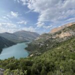 Zu Fuss unterwegs Richtung Congost de Mont-Rebei Zu Fuss unterwegs Richtung Congost de Mont-Rebei