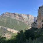 Zu Fuss unterwegs Richtung Congost de Mont-Rebei Zu Fuss unterwegs Richtung Congost de Mont-Rebei