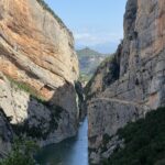 Der schmale Weg am Congost de Mont-Rebei ... Nichts für schwache Gemüter Der schmale Weg am Congost de Mont-Rebei ... Nichts für schwache Gemüter