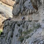Der schmale Weg am Congost de Mont-Rebei ... Nichts für schwache Gemüter Der schmale Weg am Congost de Mont-Rebei ... Nichts für schwache Gemüter