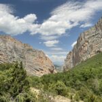 Endlich ist der Congost de Mont-Rebei in Sichtweite Endlich ist der Congost de Mont-Rebei in Sichtweite