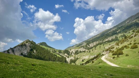 Gosol, die Fahrt im Parc Cadì de Moixero