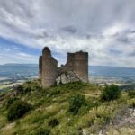 Die Ruinen des Castel de Orcau Die Ruinen des Castel de Orcau