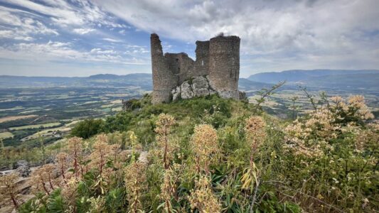 Die Ruinen des Castel de Orcau