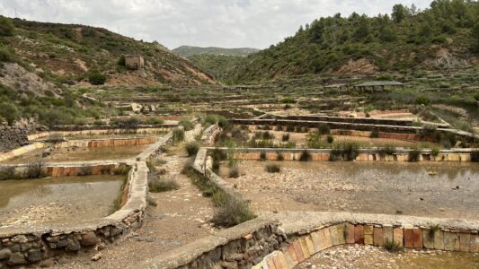Peralta de la Sal: Ruinen einer historischen Saline