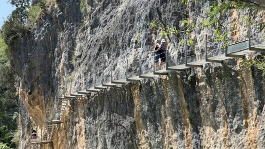 Alquèzar: Pasarelas del Vero