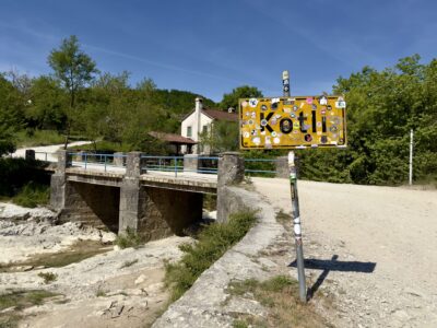 Dorfeingang von Kloti