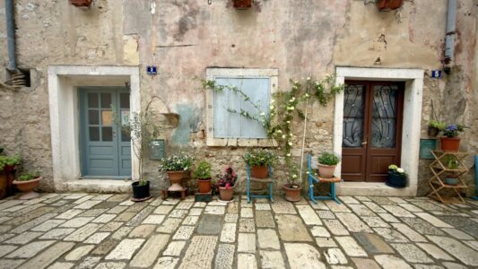 In den Gassen von Porec