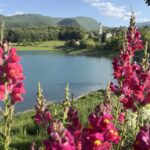 Ramsko jezero: Blick aus dem Campingplatz Ramsko jezero: Blick aus dem Campingplatz